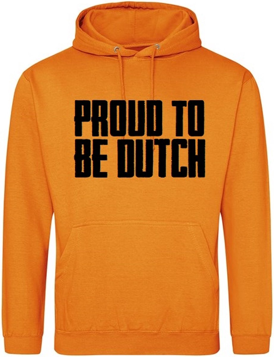 Proud to be dutch Hoodie | Nederland | Max Verstappen | Koningsdag | WK | EK voetbal | Holland | Dutch | Warme vest | Warme trui | Winter | Herfst | Oranje